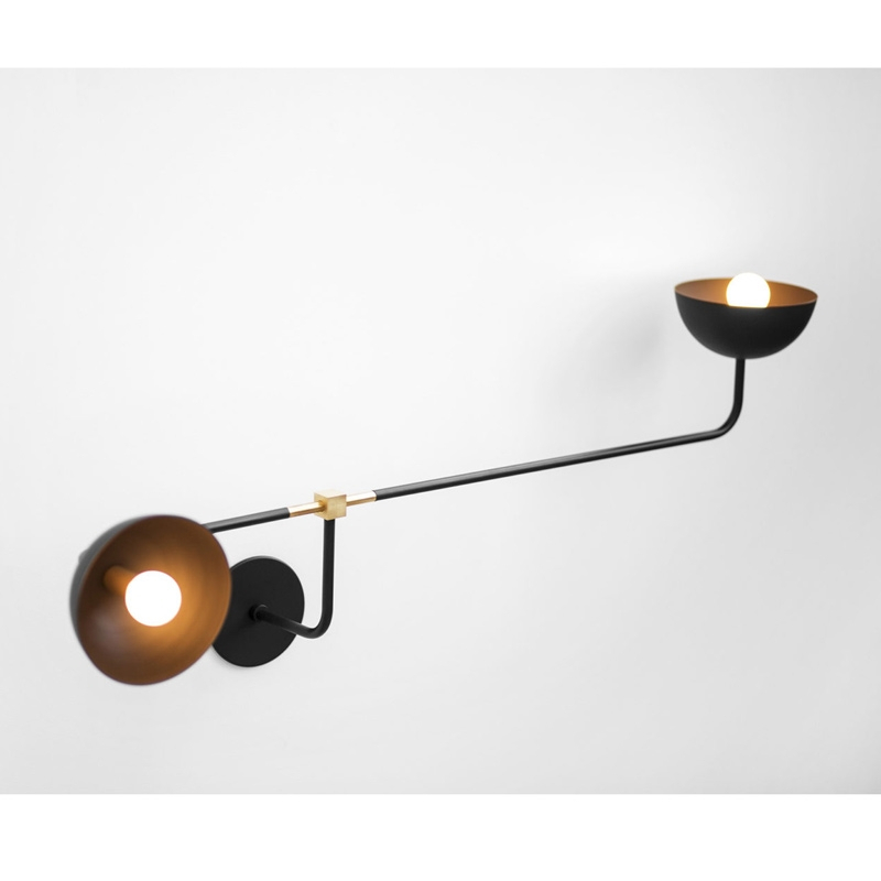 BEAUBIEN ABAT-JOUR DOUBLE Noir mat