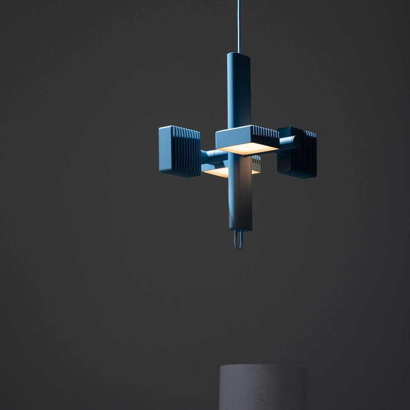 Suspension DORVAL Noir texturé LAMBERT & FILS