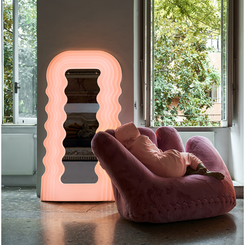 Miroir Miroir ULTRAFRAGOLA Rose POLTRONOVA