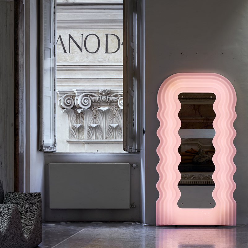 Miroir Miroir ULTRAFRAGOLA Rose POLTRONOVA