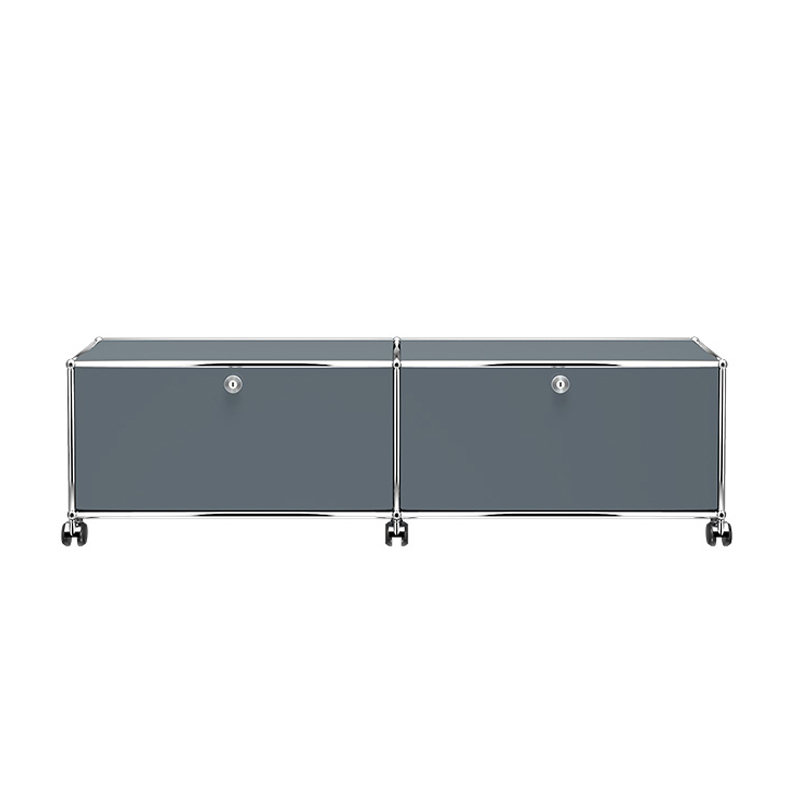 Meuble de rangement USM HALLER M61 Gris moyen USM HALLER