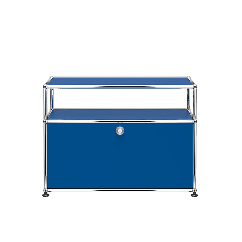 Meuble de rangement USM HALLER O1 Bleu gentiane USM HALLER