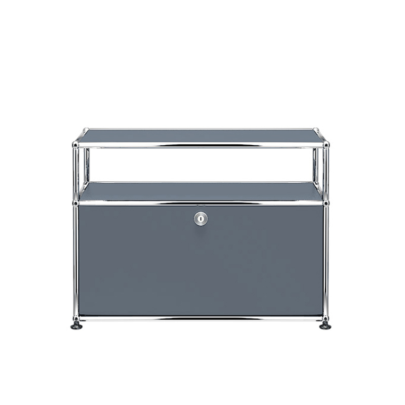 Meuble de rangement USM HALLER O1 Gris moyen USM HALLER