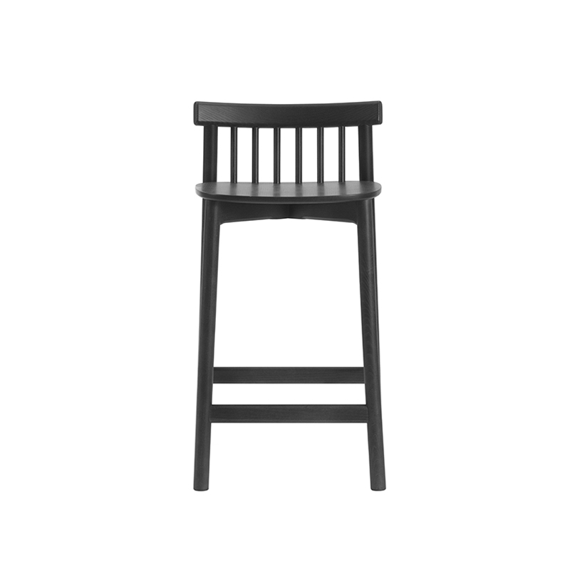 Tabouret haut PIND H 65 Frêne teinté noir Normann Copenhagen