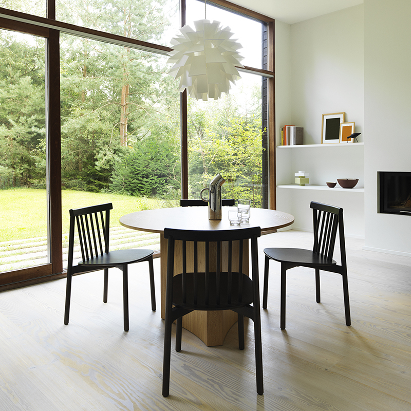 Chaise PIND Frêne teinté noir Normann Copenhagen