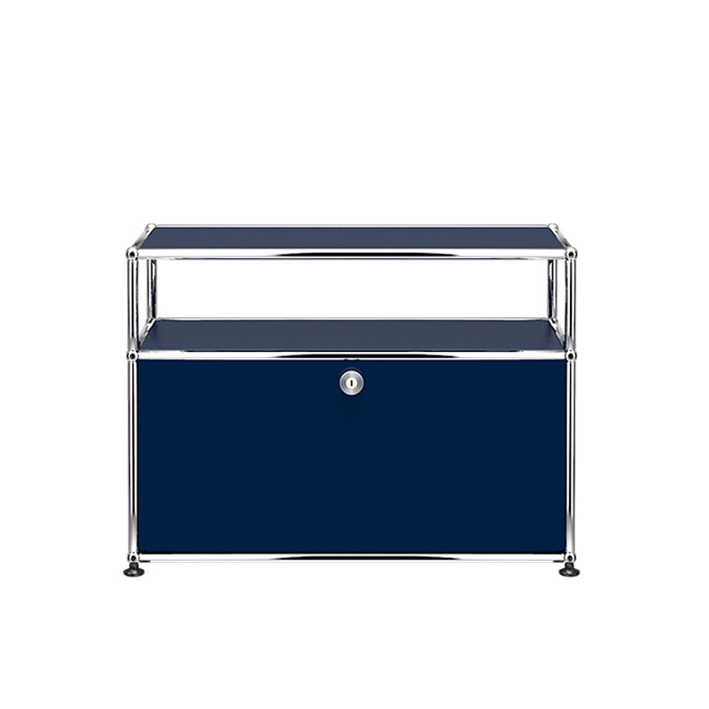 Meuble de rangement USM HALLER O1 Bleu acier USM HALLER