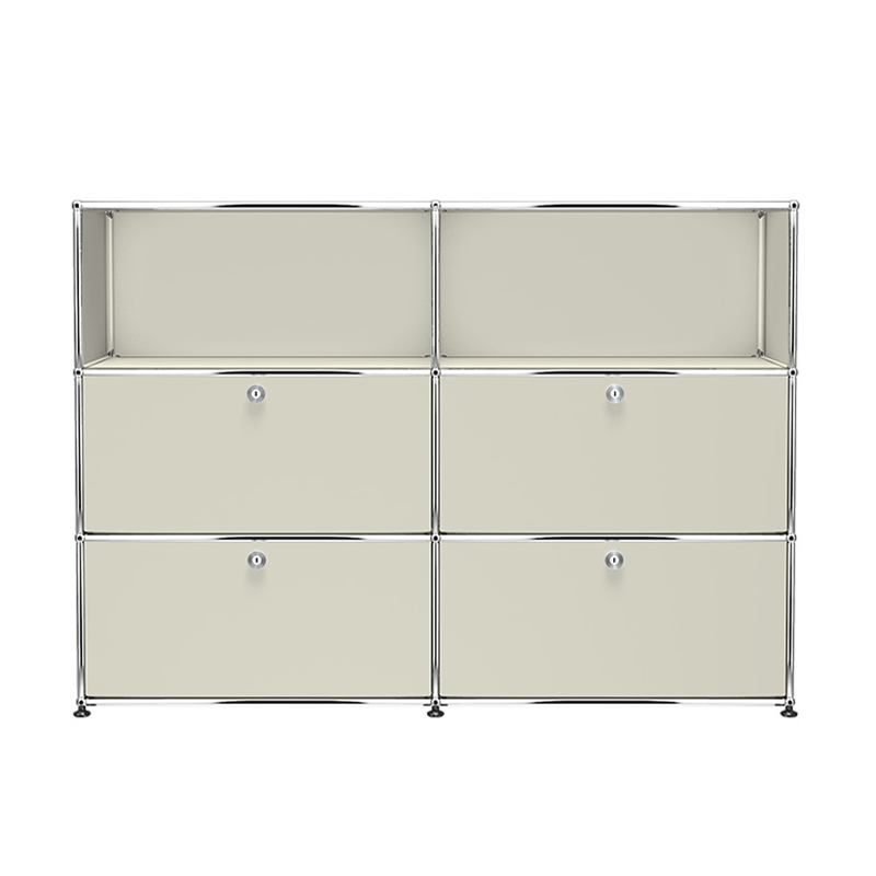 Meuble de rangement USM HALLER M64 Gris clair USM HALLER