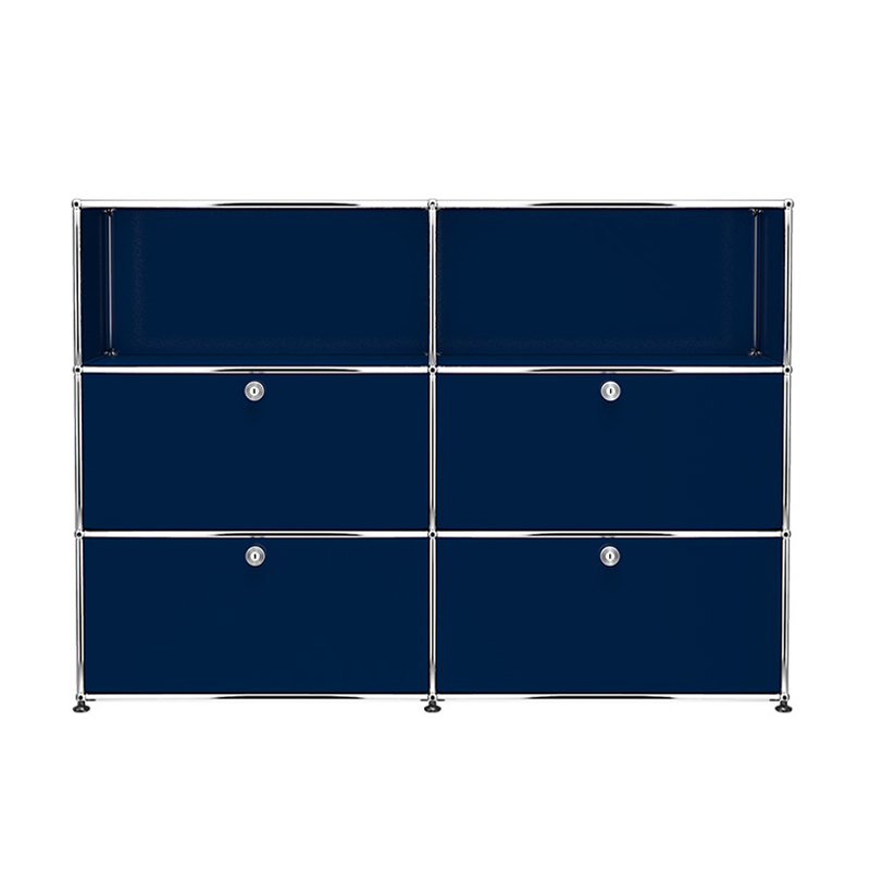 Meuble de rangement USM HALLER M64 Bleu acier USM HALLER