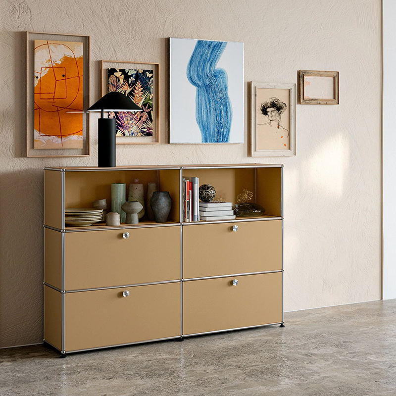 Meuble de rangement USM HALLER M64 Vert olive USM HALLER