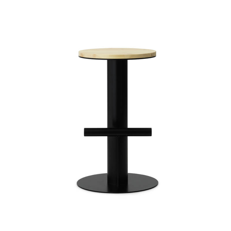 Tabouret haut POLE H 65 Noir Normann Copenhagen