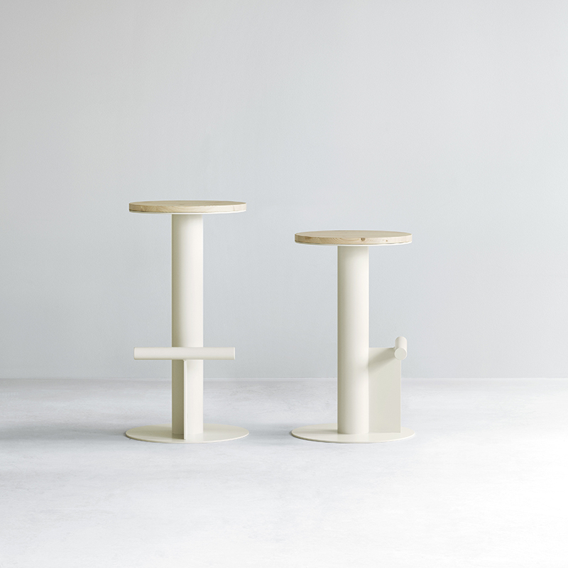 Tabouret haut POLE H 75 Sable Normann Copenhagen