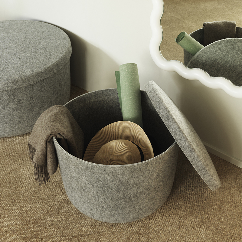 Pouf HIDE Small Marron Normann Copenhagen