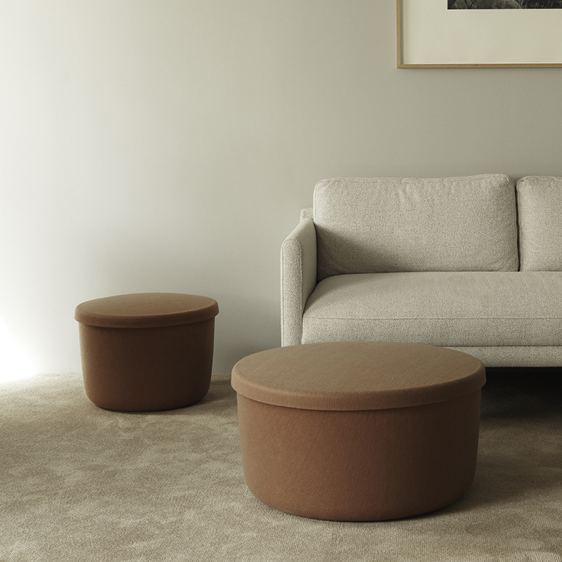 Pouf HIDE Large Gris Normann Copenhagen