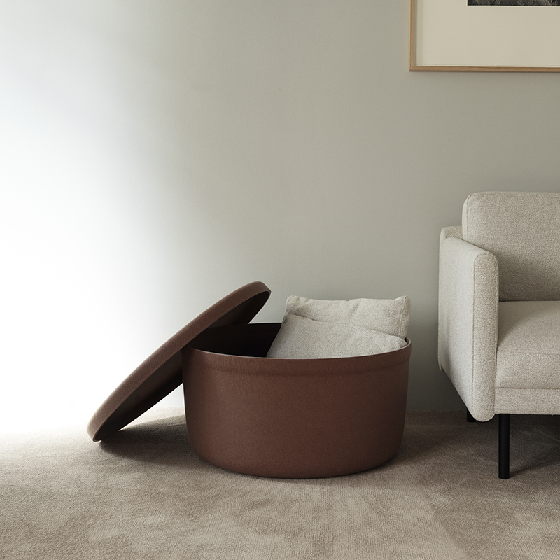 Pouf HIDE Large Marron Normann Copenhagen