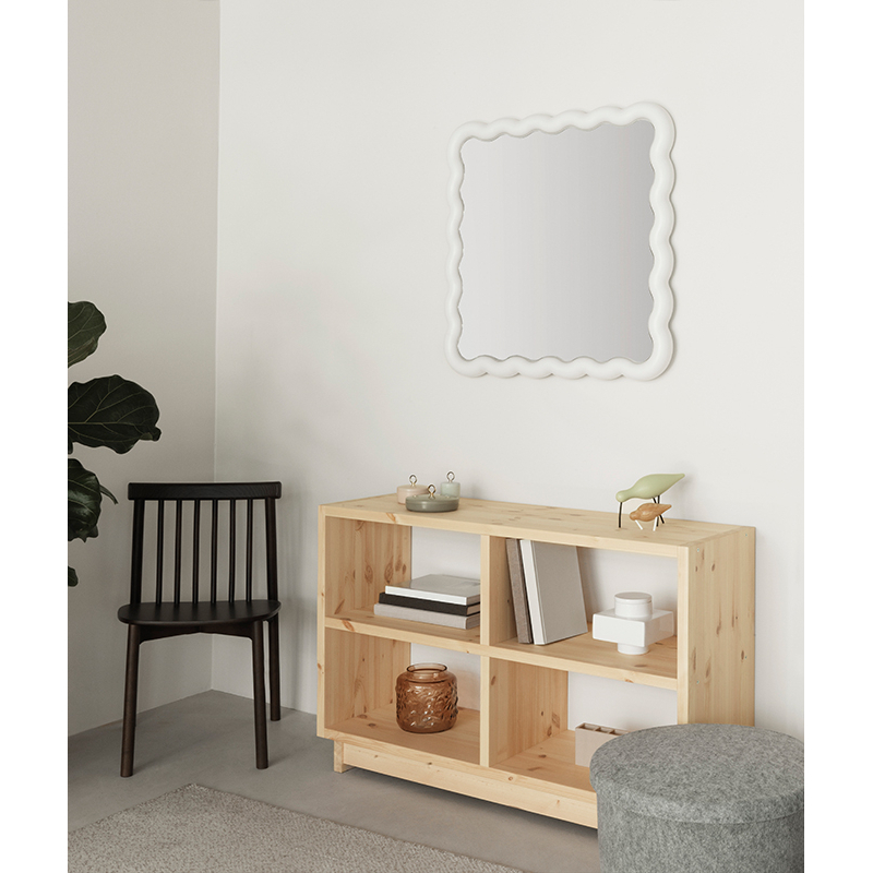 Miroir Miroir ILLU 80x80 Blanc Normann Copenhagen