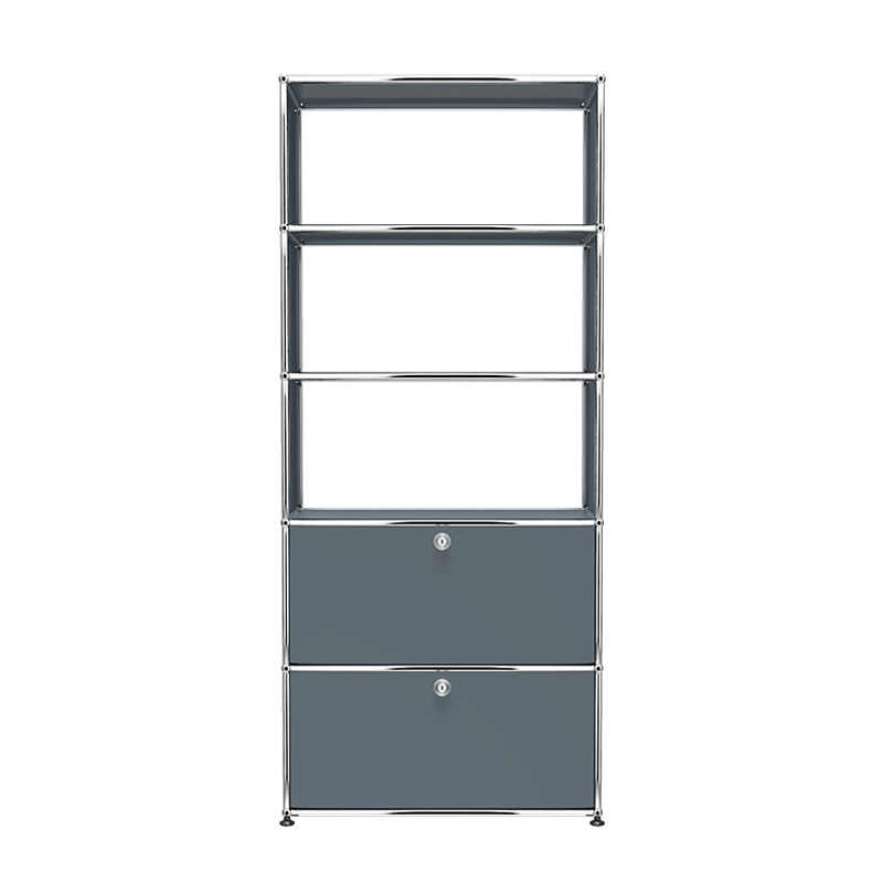 Etagère USM HALLER M24 Gris moyen  USM HALLER