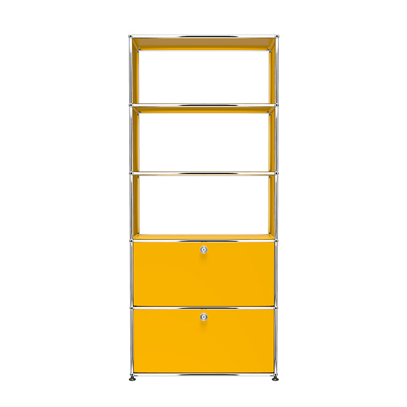 Etagère USM HALLER M24 Jaune or USM HALLER