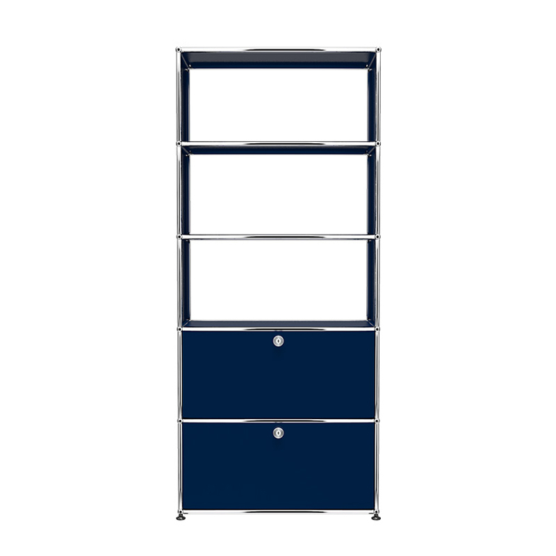 Etagère USM HALLER M24 Bleu acier USM HALLER