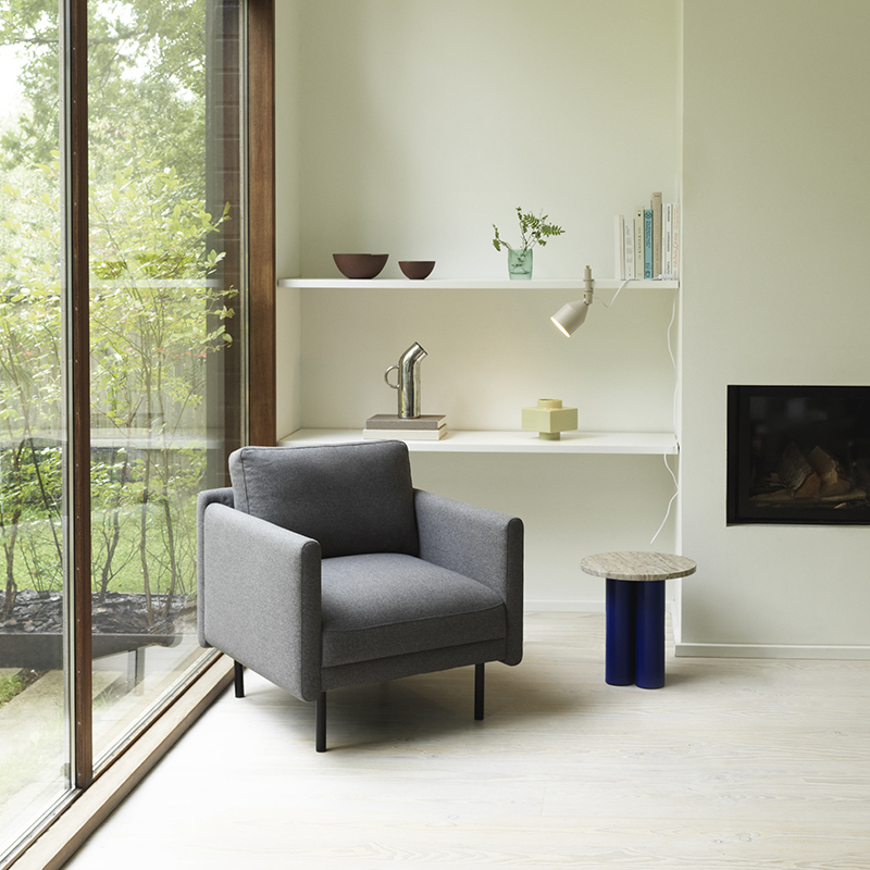 Fauteuil RAR Re-Born gris foncé Normann Copenhagen