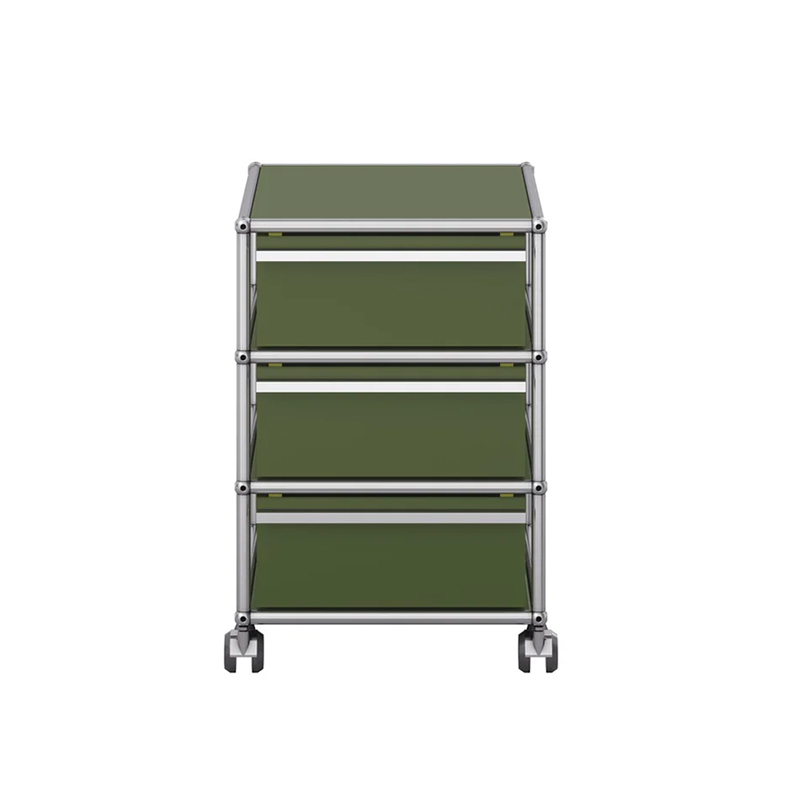 Meuble de rangement USM HALLER M26 Vert olive USM HALLER