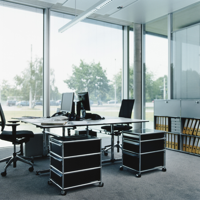 Meuble de rangement USM HALLER M26 Noir graphite USM HALLER
