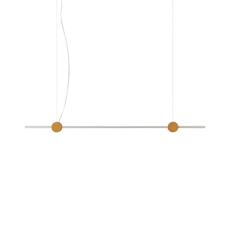 Suspension EITIE LINE 130 Joints ronds rouge et or CASSINA