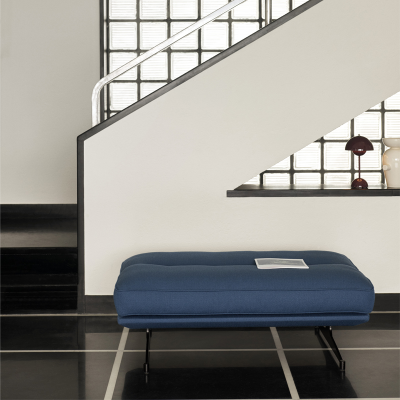 Pouf INLAND AV32 Tissu Vidar 733 AND TRADITION