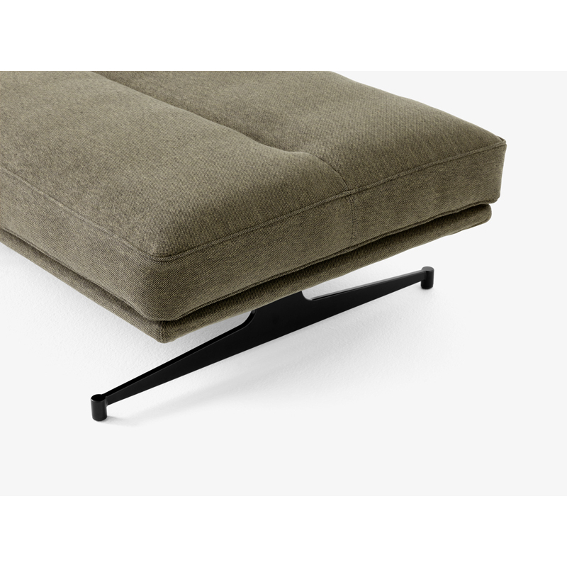 Pouf INLAND AV32 Tissu Clay 0014 AND TRADITION