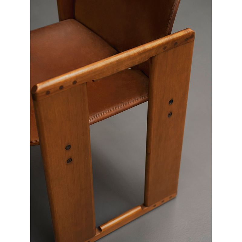 Chaise DIALOGO Cuir Aniline 02 TACCHINI