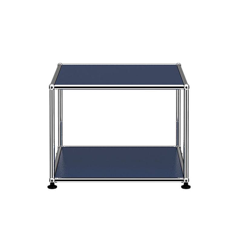 Table d'appoint guéridon USM HALLER M22 Bleu acier USM HALLER