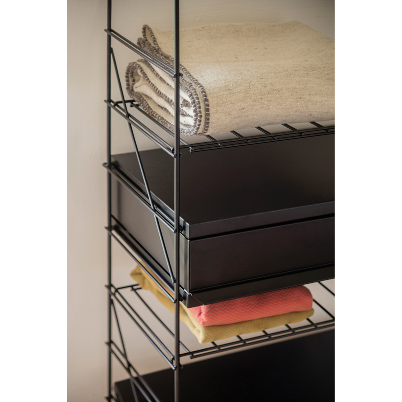 Etagère TRIA 36 penderie Noir MOBLES 114