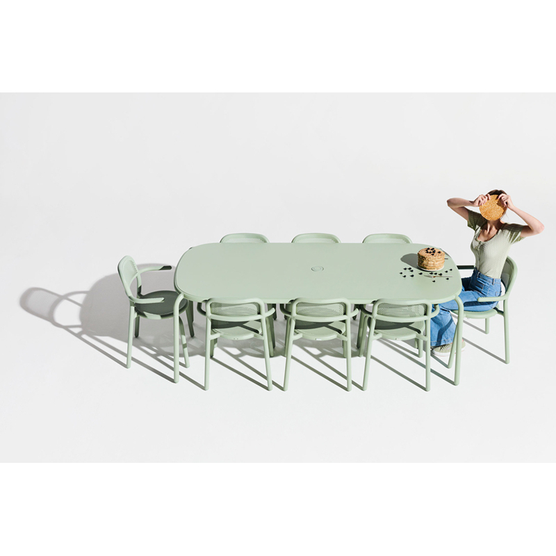 Table extérieur TONÍ TABLO 8 personnes Vert brouillard FATBOY