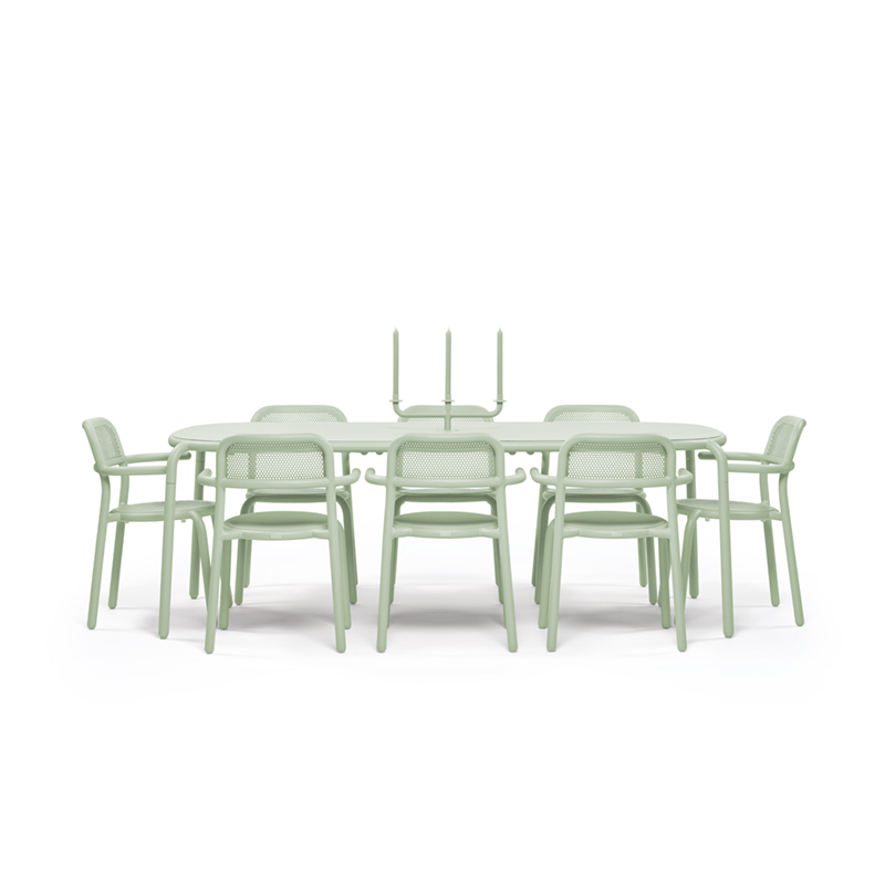 Table extérieur TONÍ TABLO 8 personnes Vert brouillard FATBOY