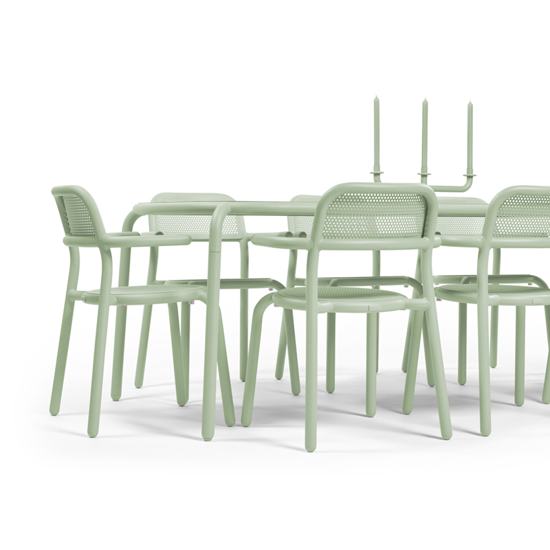 Table extérieur TONÍ TABLO 8 personnes Vert brouillard FATBOY