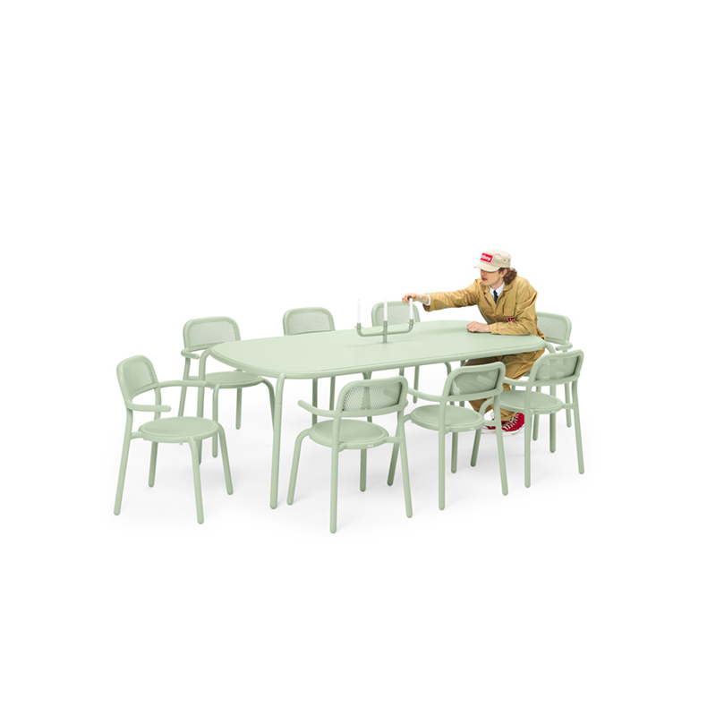 Table extérieur TONÍ TABLO 8 personnes Vert brouillard FATBOY