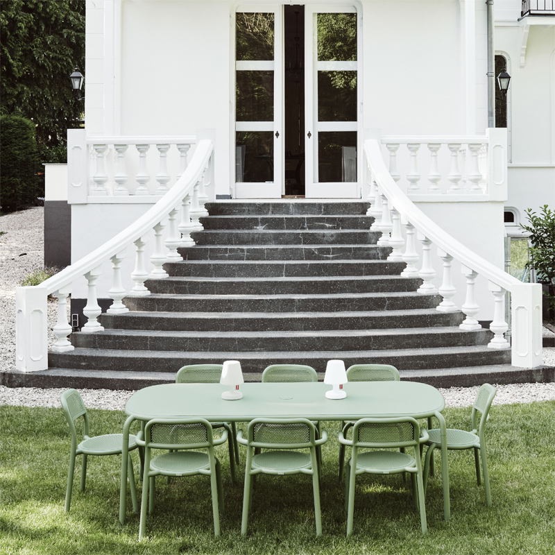 Table extérieur TONÍ TABLO 8 personnes Vert brouillard FATBOY