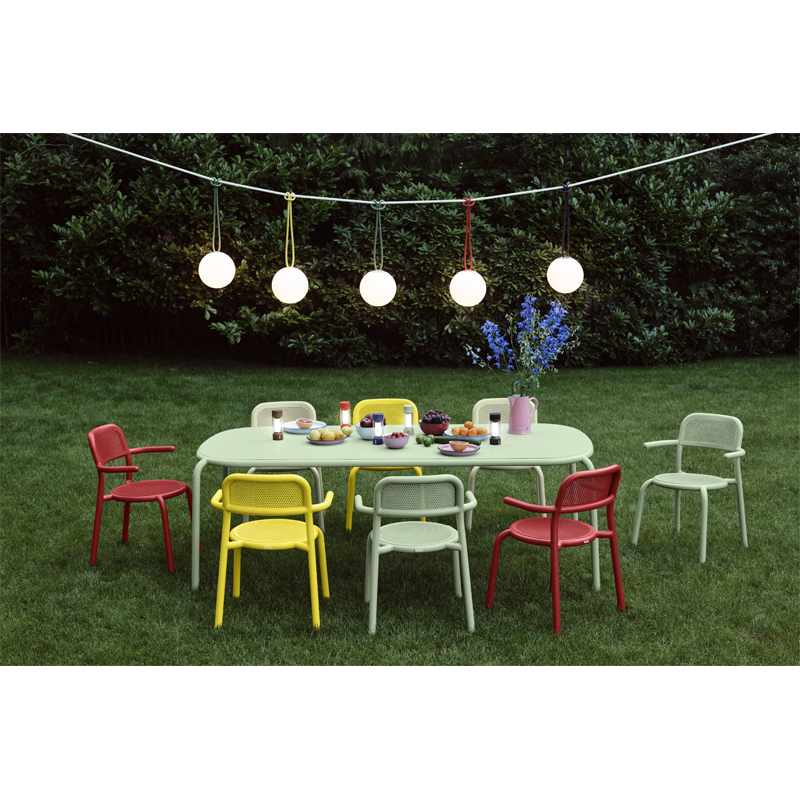 Table extérieur TONÍ TABLO 8 personnes Vert brouillard FATBOY