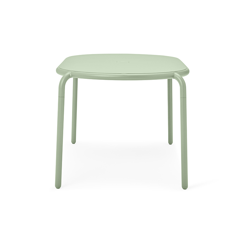Table extérieur TONÍ TAVOLO 6 personnes Vert brouillard FATBOY