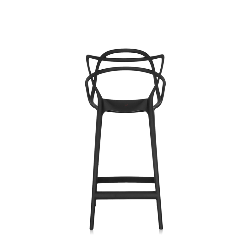 Tabouret haut MASTERS H 65 Noir KARTELL