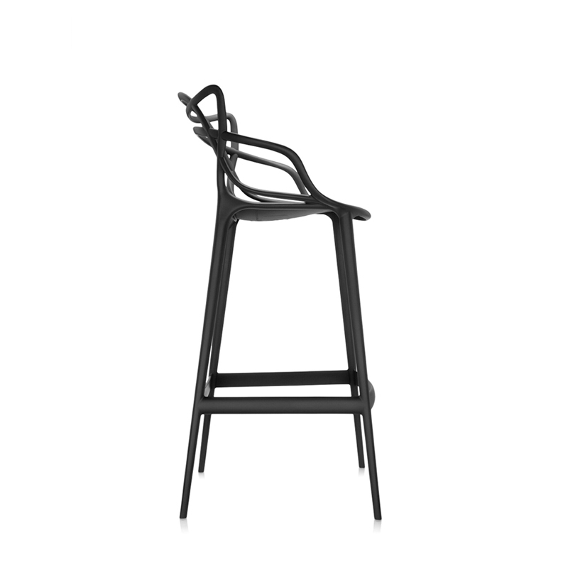 Tabouret haut MASTERS H 75 Noir KARTELL