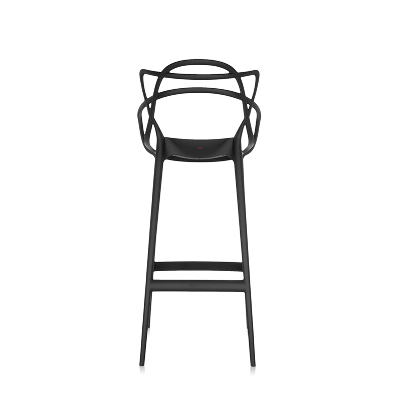 Tabouret haut MASTERS H 75 Noir KARTELL