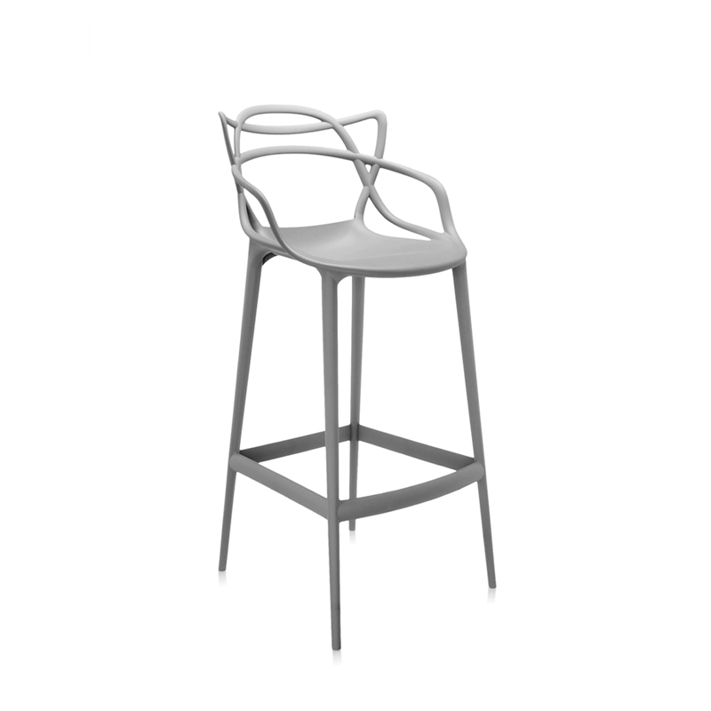 Tabouret haut MASTERS H 75 Gris KARTELL