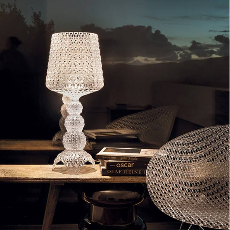 Lampe à poser MINI KABUKI Bleu clair KARTELL