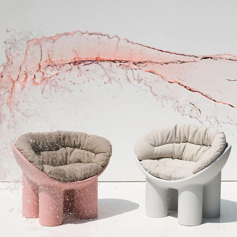 Fauteuil ROLY POLY Rose DRIADE