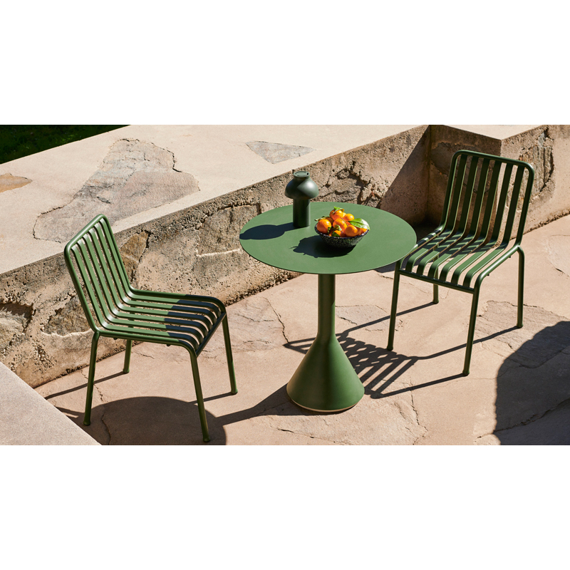 Table extérieur PALISSADE CONE Olive HAY