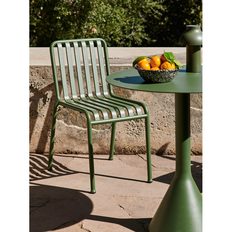 Table extérieur PALISSADE CONE Olive HAY