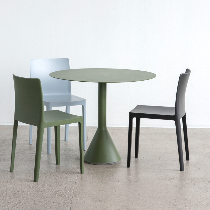 Table extérieur PALISSADE CONE Olive HAY
