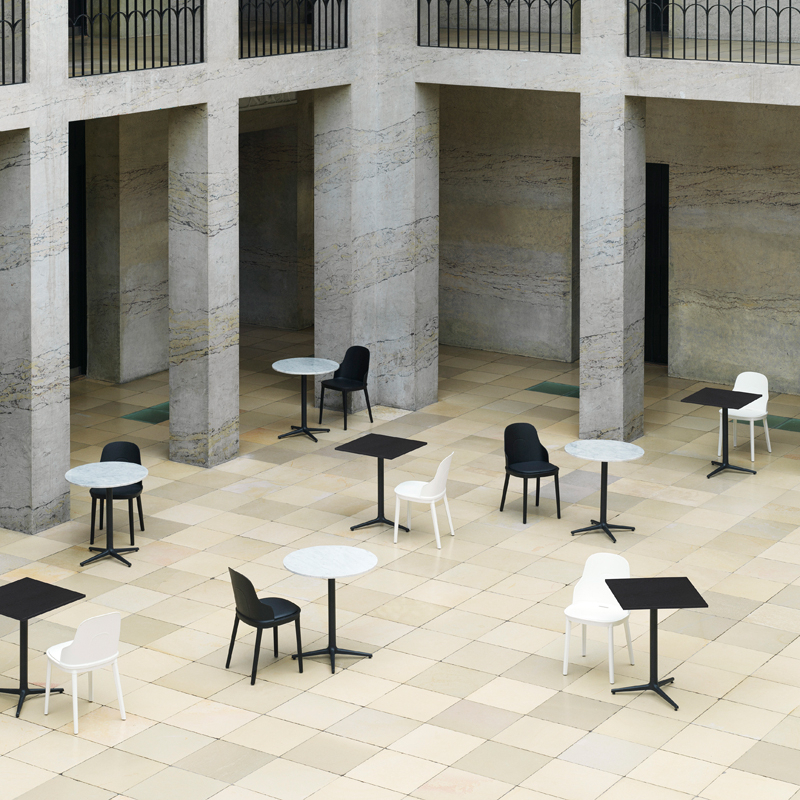 Table ALLEZ Carrée Marbre Blanc Normann Copenhagen