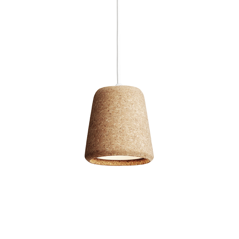 Suspension MATERIAL Liège naturel / Cordon blanc NEW WORKS