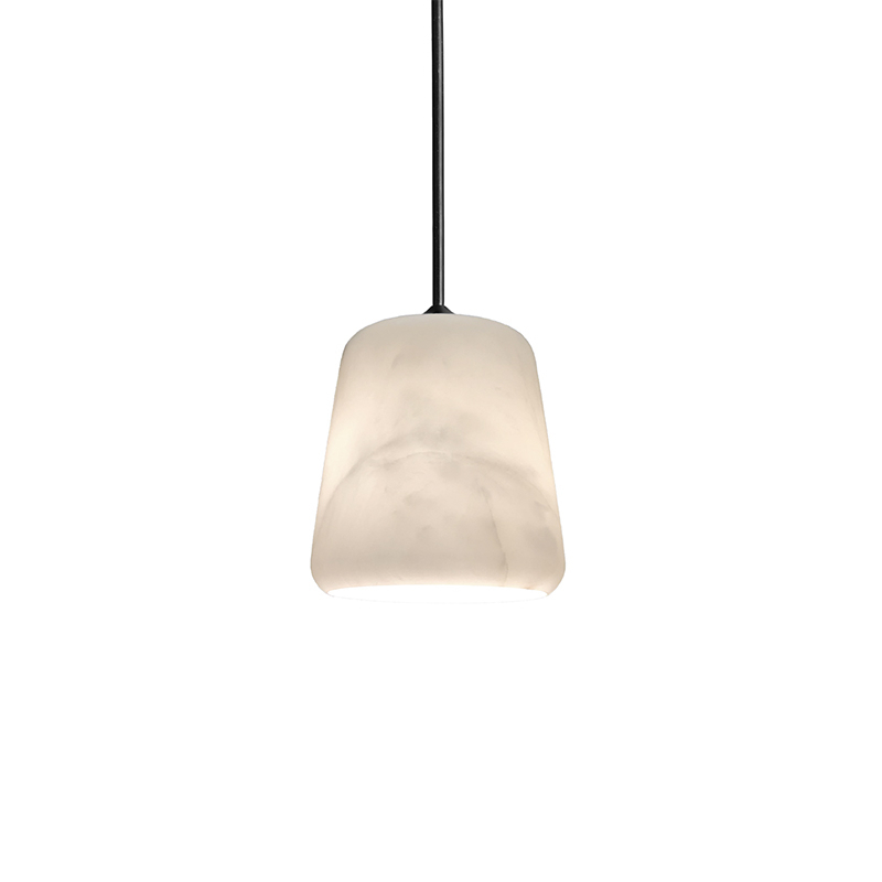 Suspension MATERIAL BLACK SHEEP EDITION Marbre blanc et noir / Cordon noir NEW WORKS